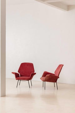 Mid-Century Modern Pair of Armchairs by Carlo Hauner & Martin Eisler, 1955