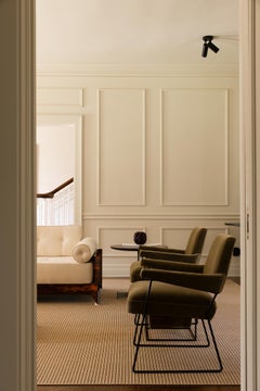 Paire de fauteuils de Carlo Hauner, Brésil moderne du milieu du siècle, années 1950