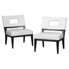 Pair of armchairs by Christian Liaigre for Holly Hunt, 1990