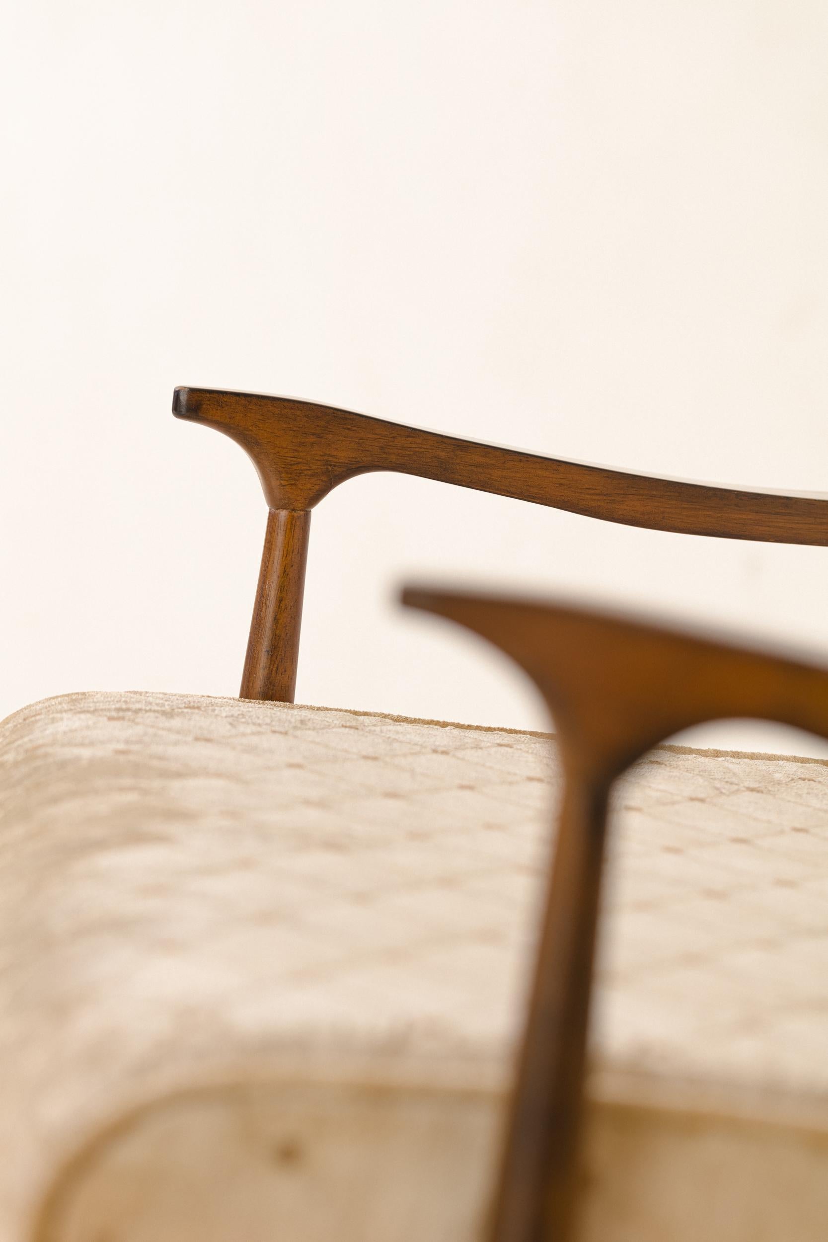 Pareja de sillones de Cimo, Muebles brasileños, Diseño de mediados de siglo, Vintage en Bueno estado para la venta en New York, NY