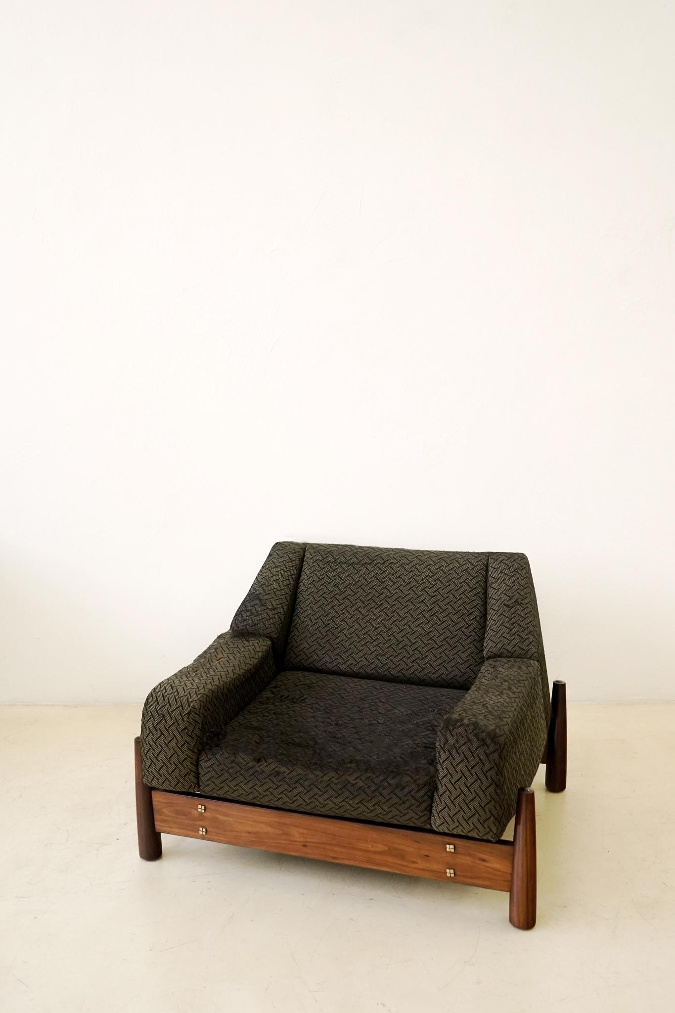 Pareja de sillones de Cimo, muebles vintage, diseño de mediados de siglo Brasileño en venta