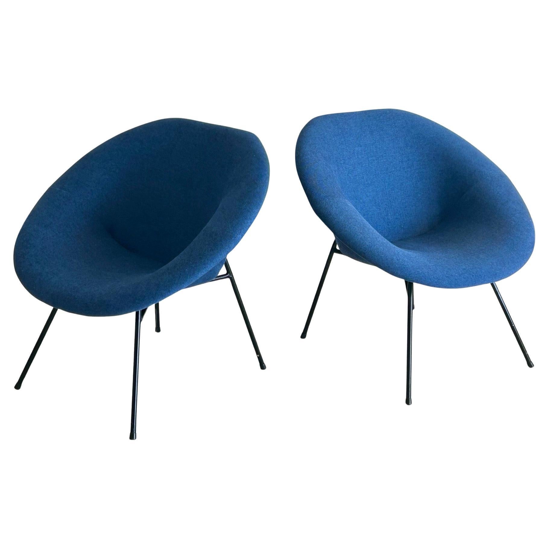 Pareja de sillones de Claude Vassal de los años 50