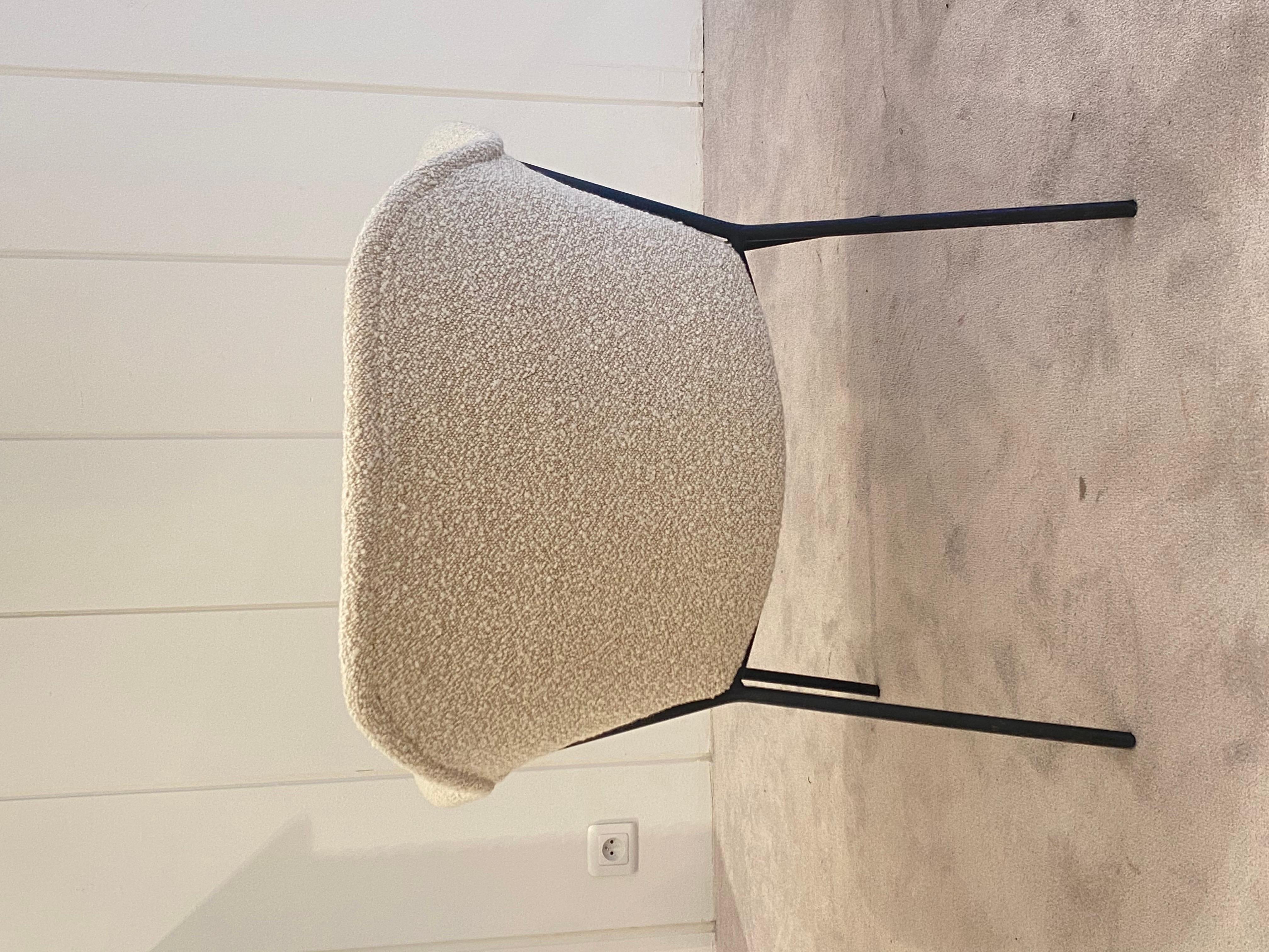 Pair of Armchairs by Claude Vassal For Sale 2