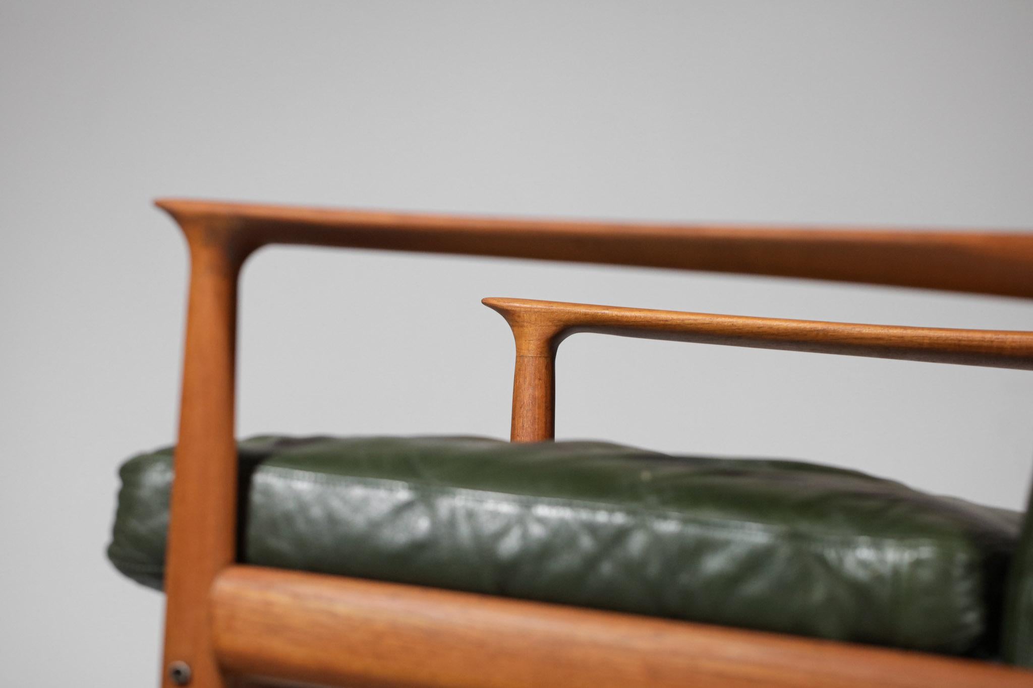 Mid-20th Century Pair of Armchairs by Danish Designer Eriksen Svend Age Scandinavian Design For Sale