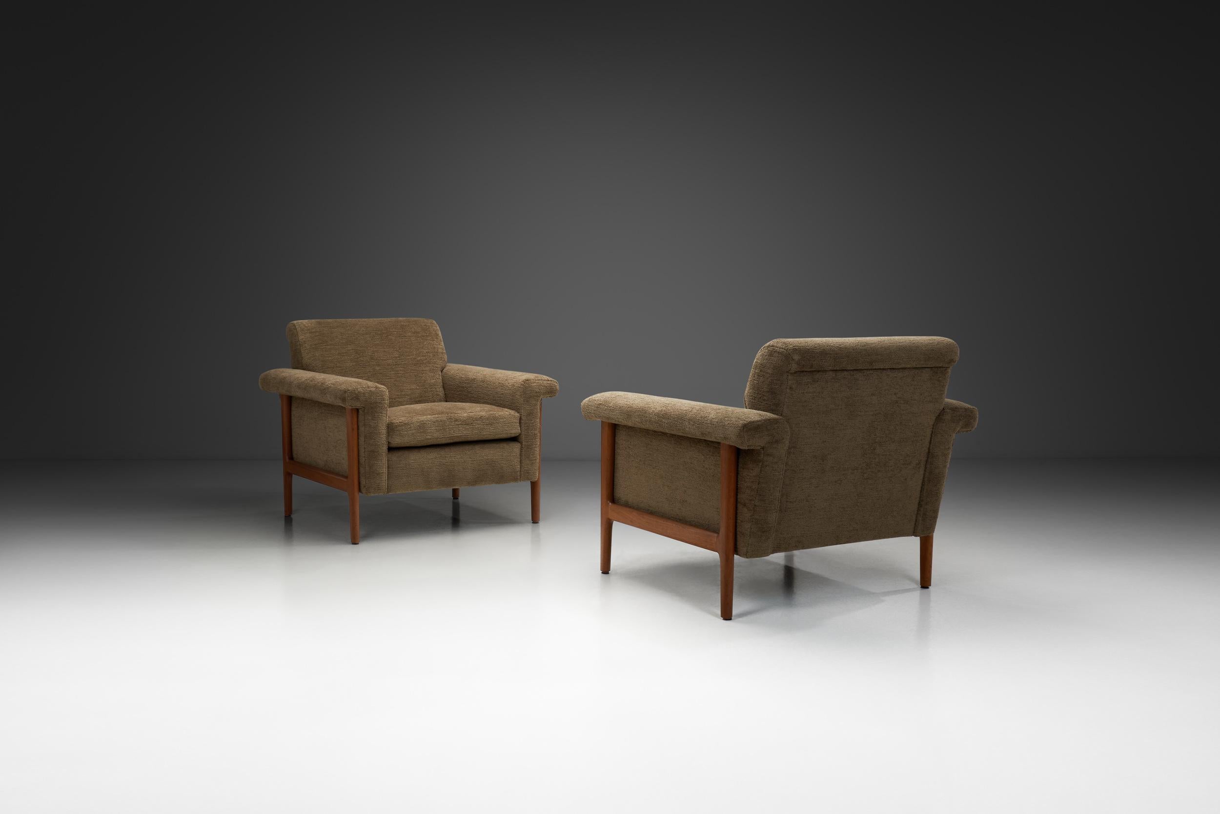 Suédois Paire de fauteuils par David Rosén pour Nordiska Kompaniet, Suède, vers les années 1960. en vente