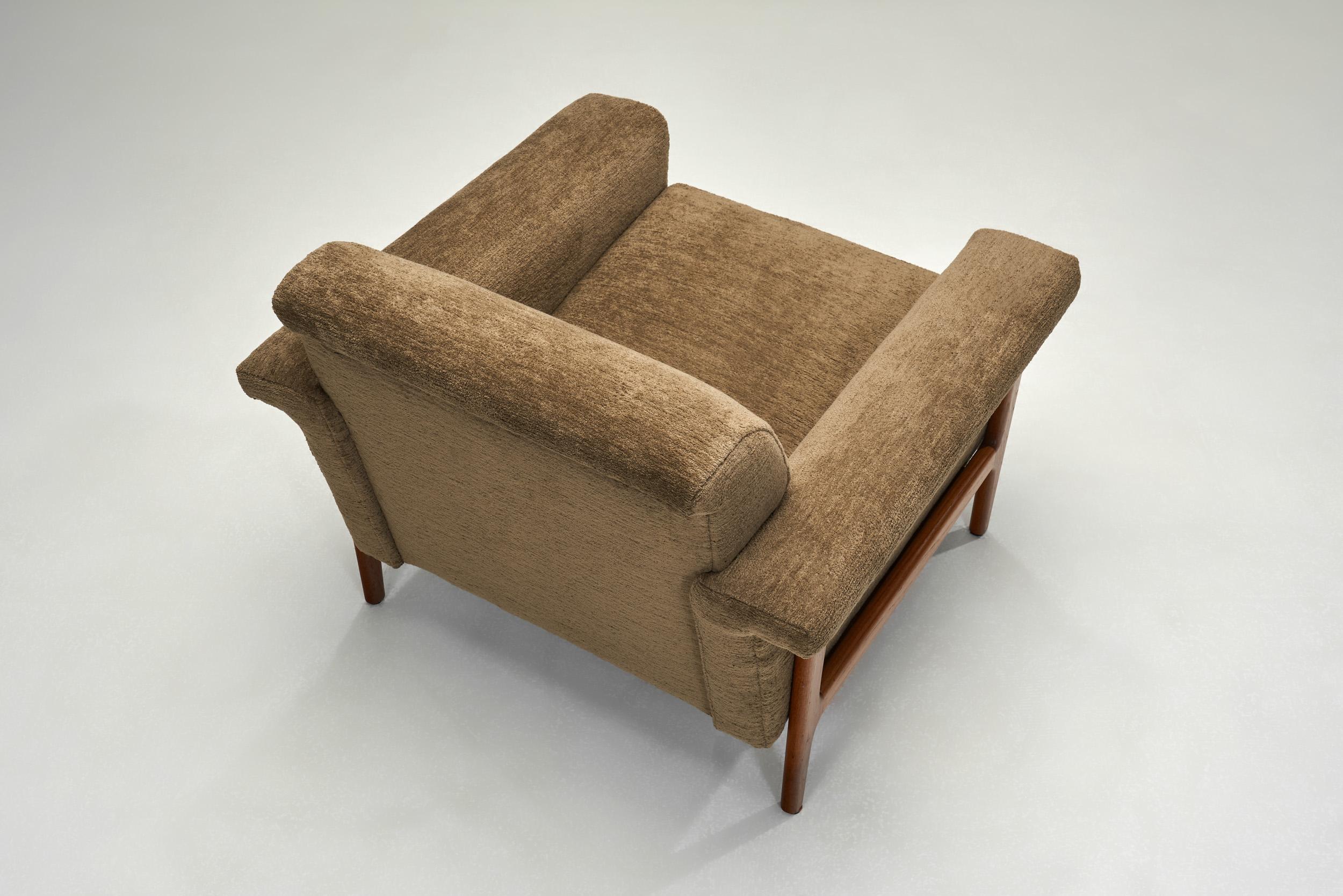 Milieu du XXe siècle Paire de fauteuils par David Rosén pour Nordiska Kompaniet, Suède, vers les années 1960. en vente