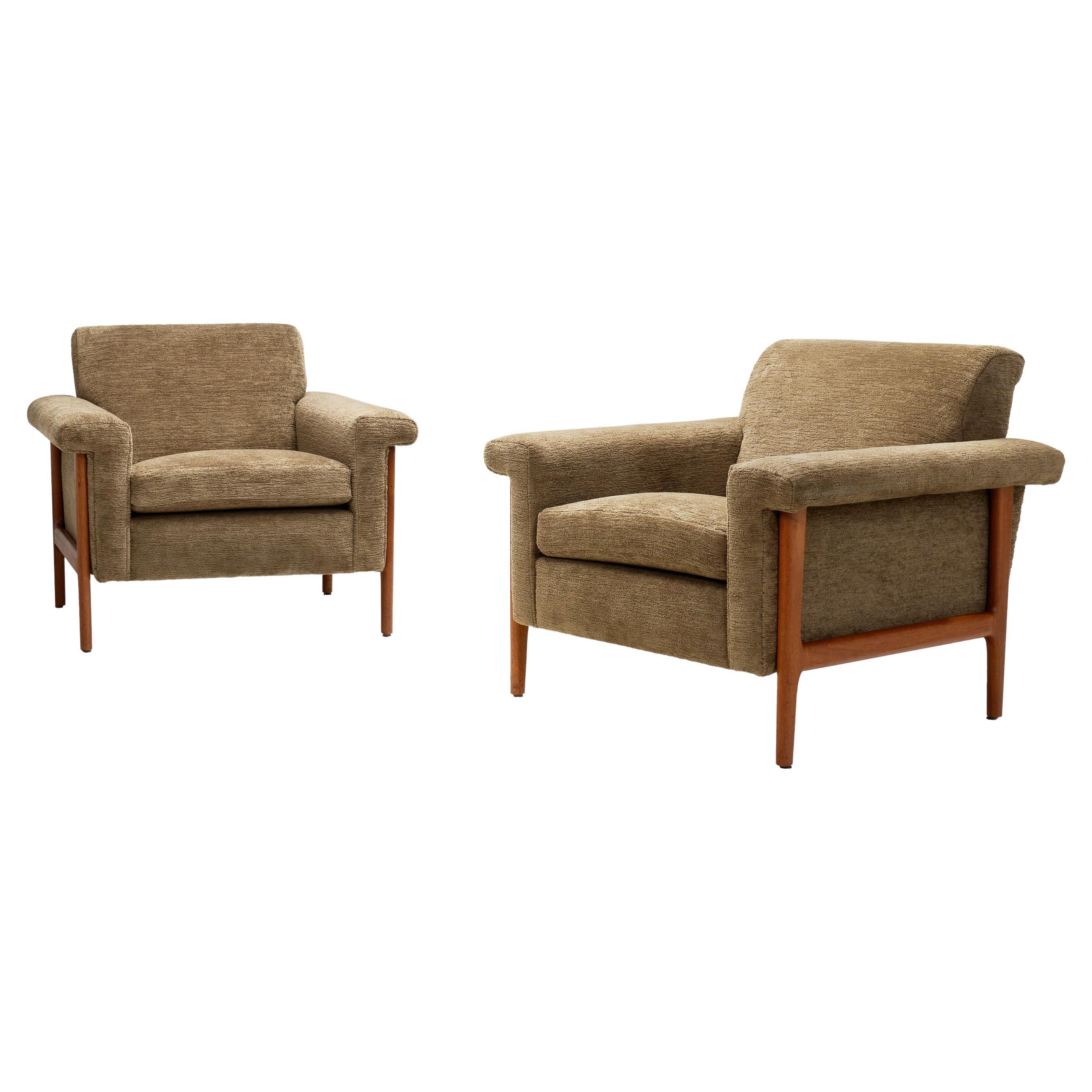 Paire de fauteuils par David Rosén pour Nordiska Kompaniet, Suède, vers les années 1960. en vente