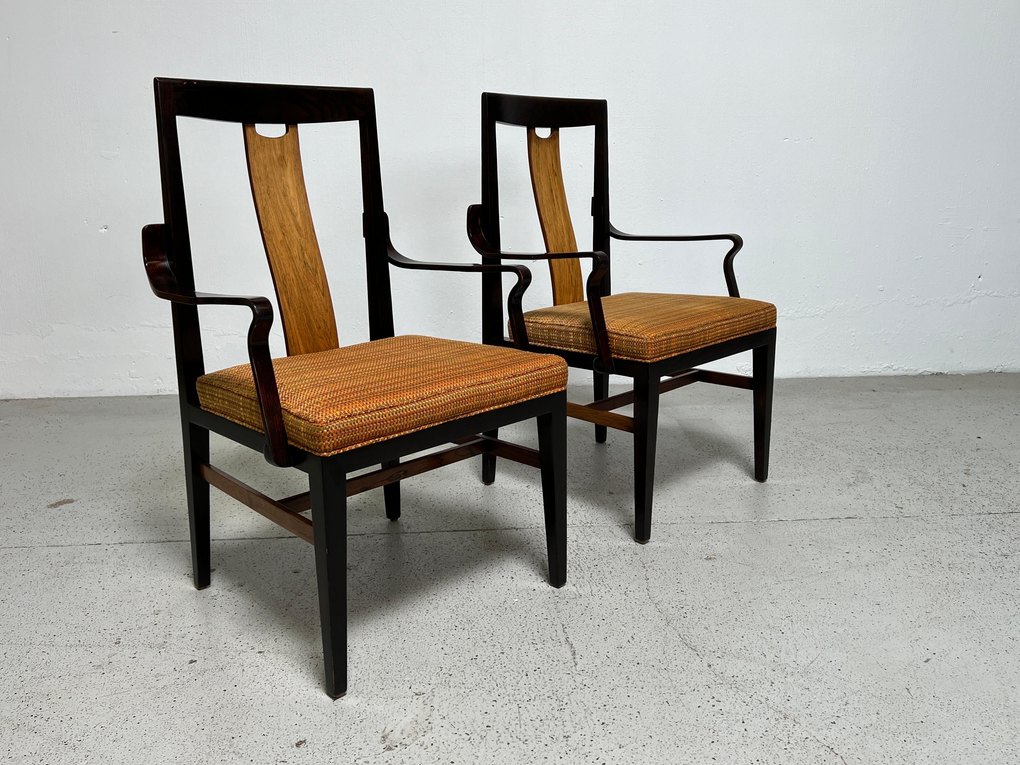 Pair of Armchairs by Edward Wormley for Dunbar For Sale 6
