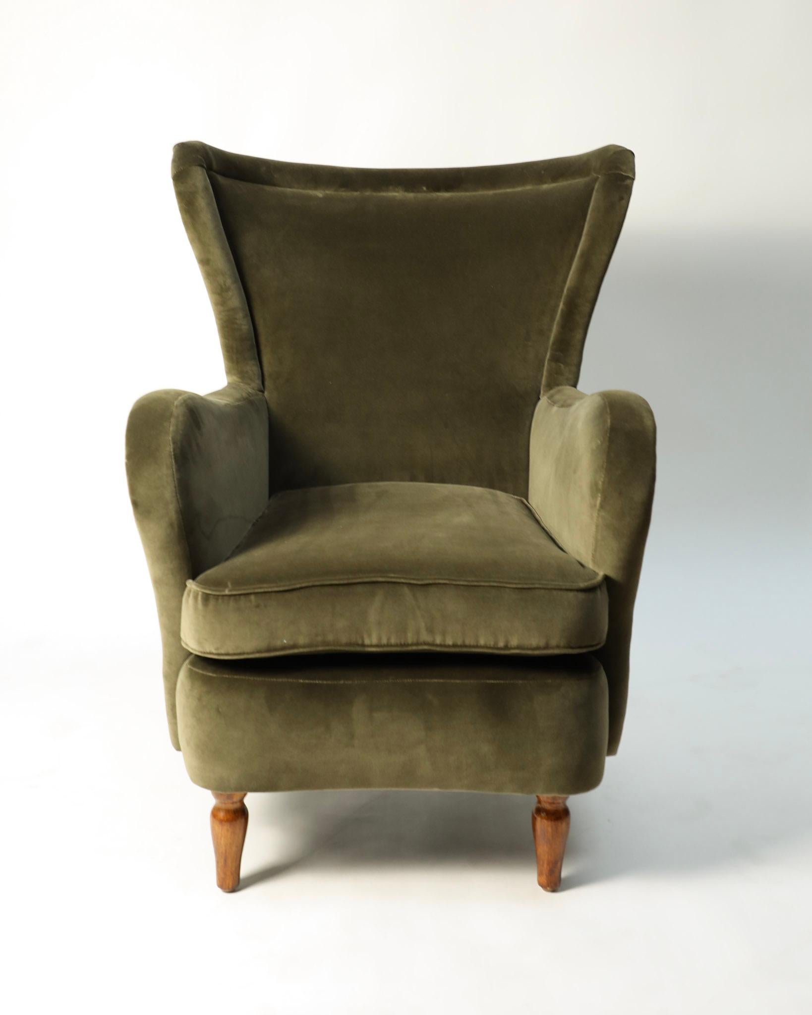 Mid-Century Modern Pair of Armchairs by Emilio Sala