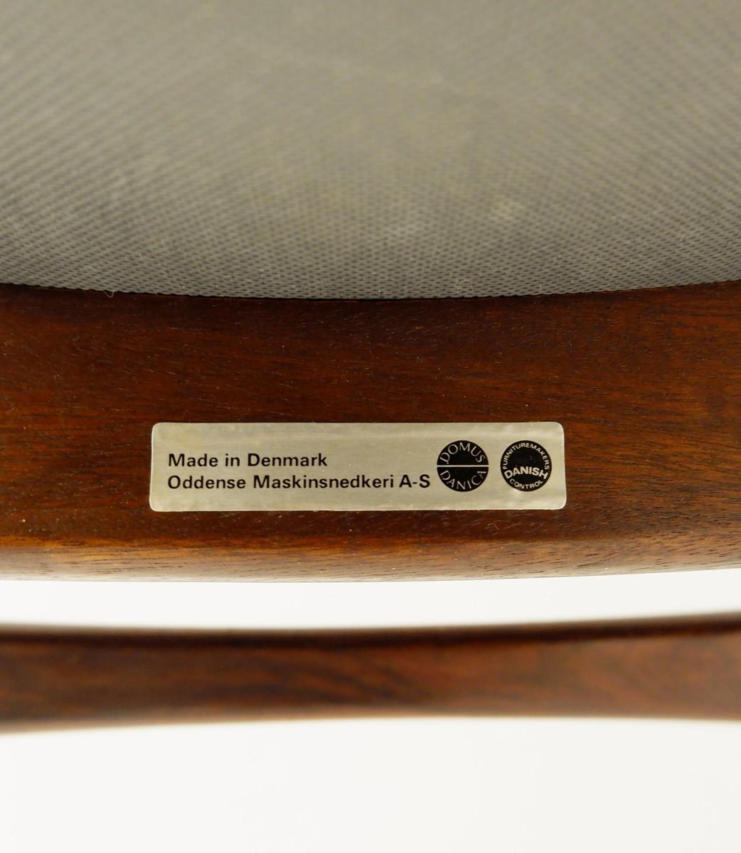 Pair of Mid-Century Modern Armchairs by Erik Buch, 1960s 4