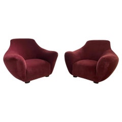 Pair of Armchairs by Franco Barosi
