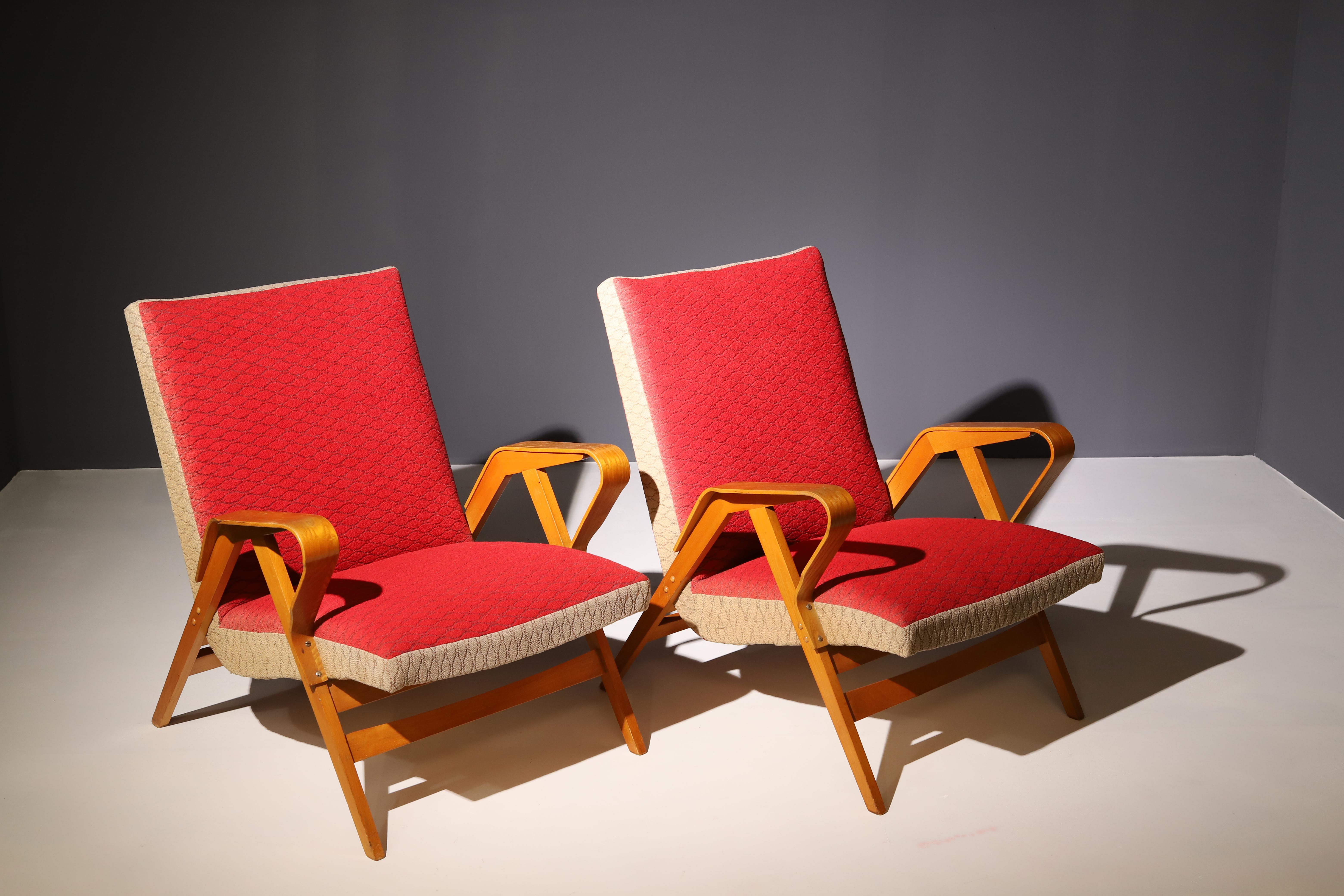 Pair of armchairs by František Jirák for TATRA nabytok, 1970´s, Czechoslovakia For Sale 3