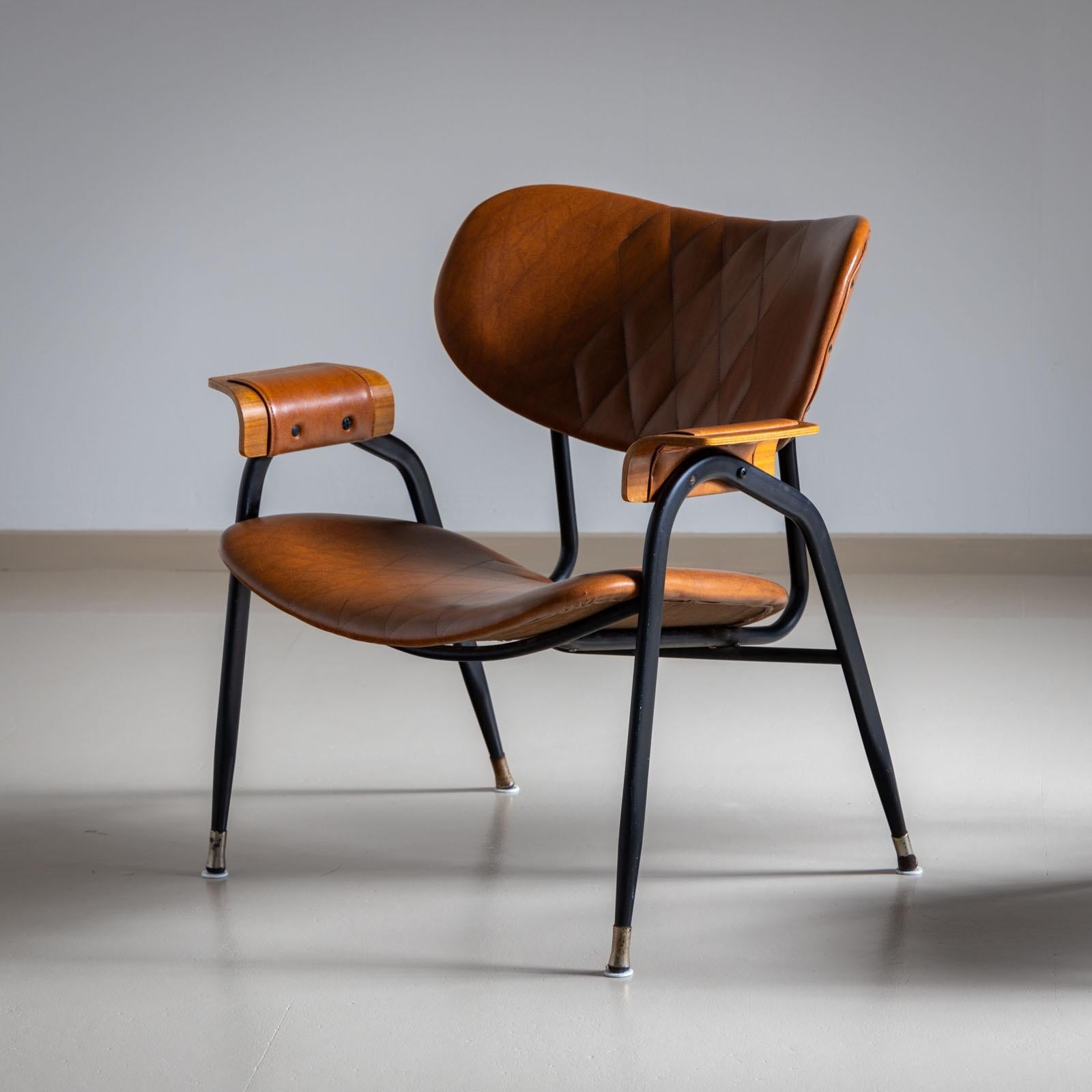 Paire de fauteuils par Gastone Rinaldi pour Rima, Italie années 1950 en vente 2
