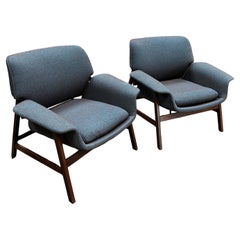 Pair of Armchairs by Gianfranco Frattini for Cassina