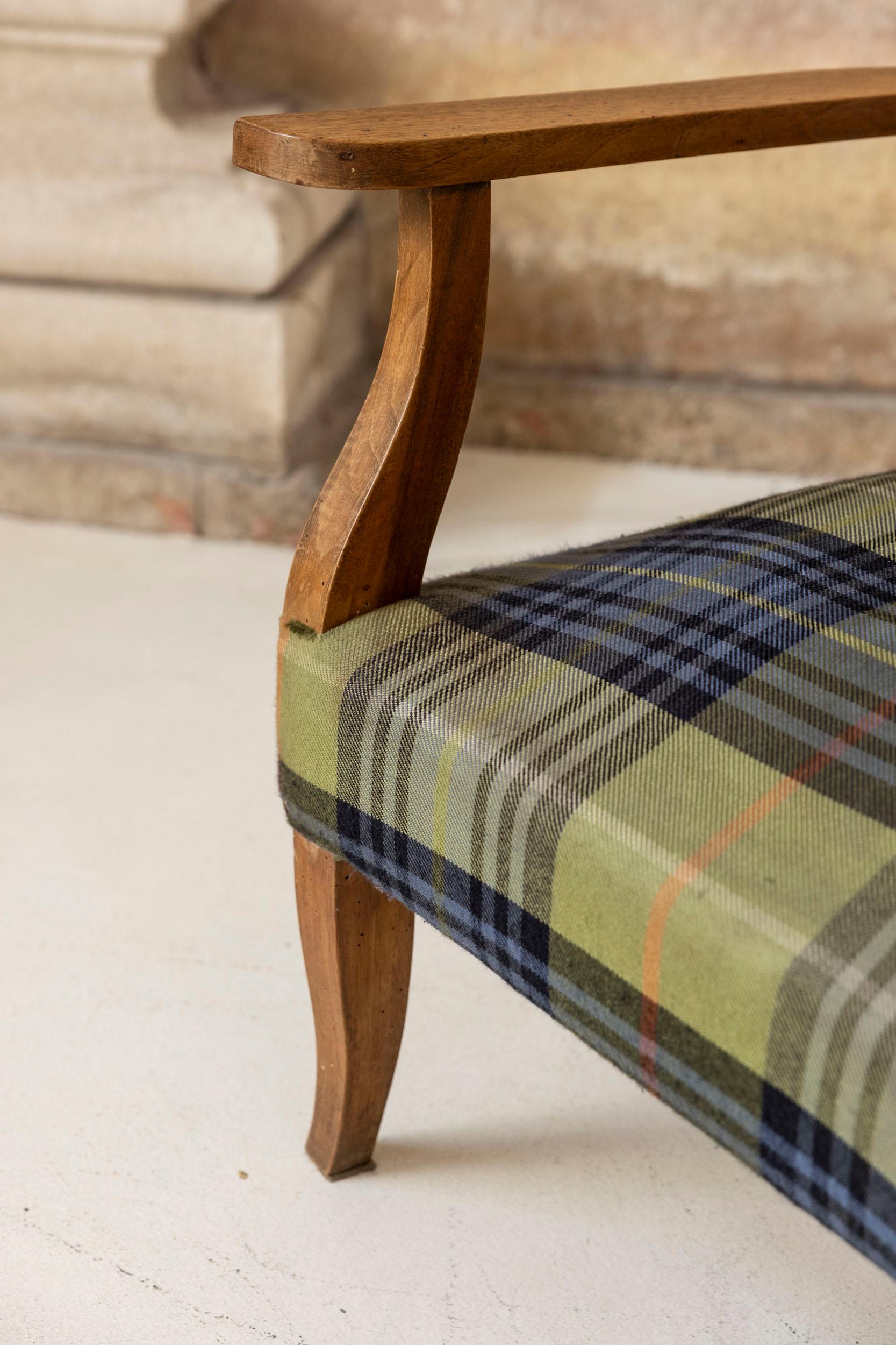 Tissu Paire de fauteuils de Gio Ponti et Emilio Lancia pour Domus Nova, Italie 1929 en vente