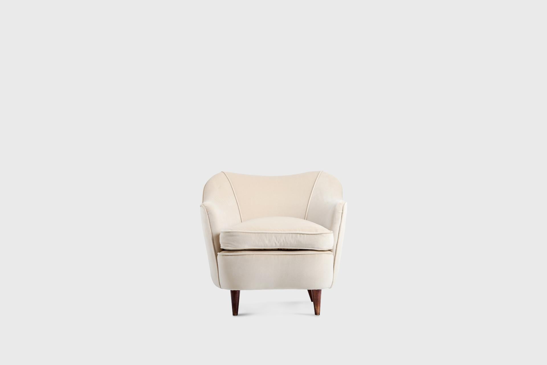 Milieu du XXe siècle Paire de fauteuils de Gio Ponti, fabriqués par Casa e Giardino, 1936 en vente