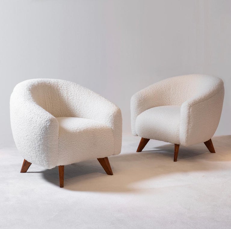 Pair of Armchairs by Guglielmo Veronesi For Sale 1