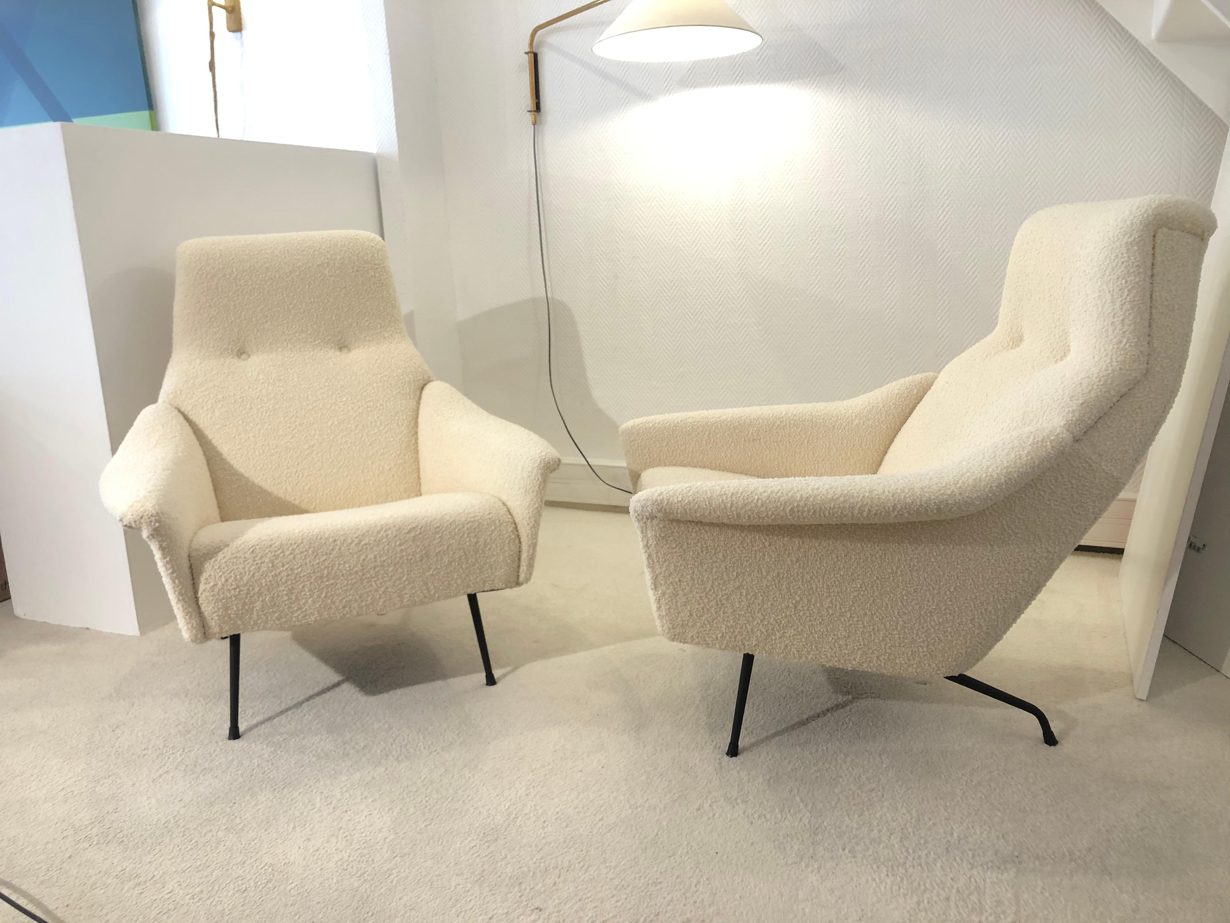 Pair of Armchairs by Guy Besnard 4