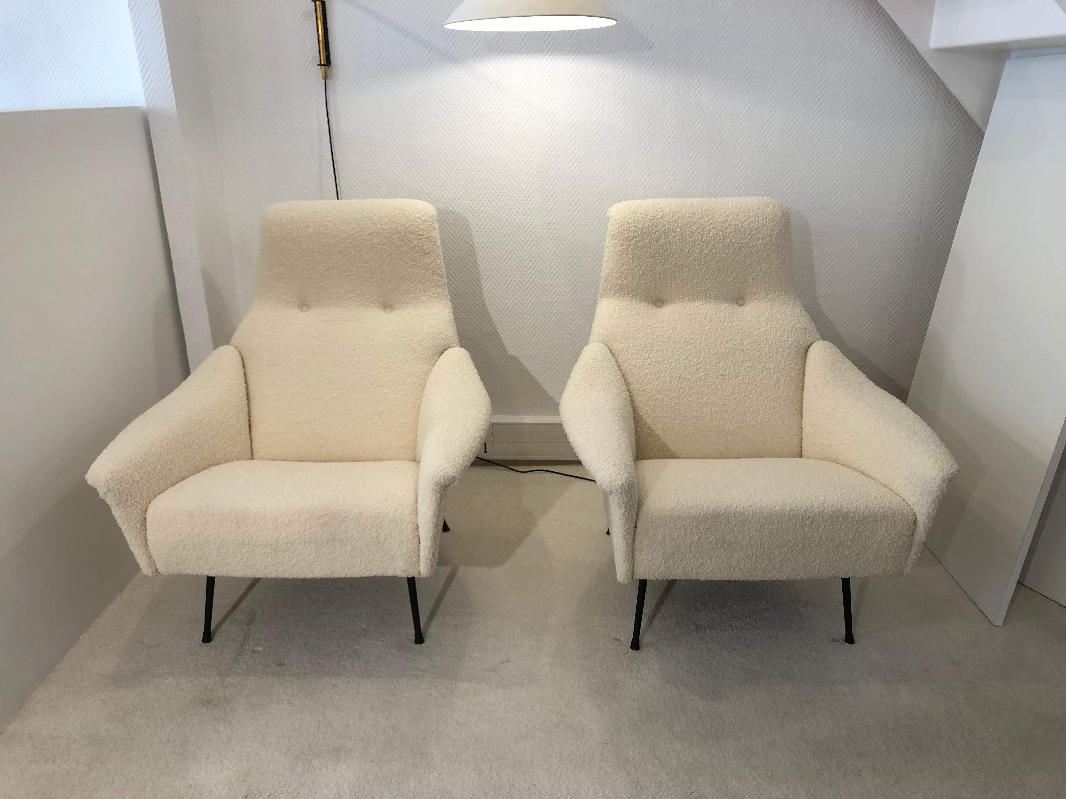 Pair of Armchairs by Guy Besnard 2