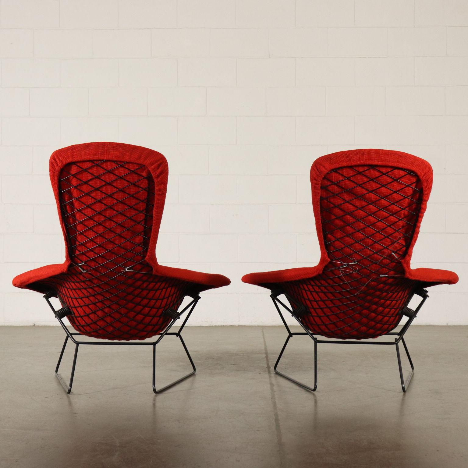 Pair of Armchairs by Harry Bertoia Vintage, Italy, 1960s 3