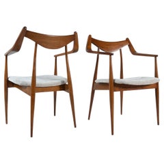 Coppia di poltrone di Heczendorfer László, Ungheria, 1960