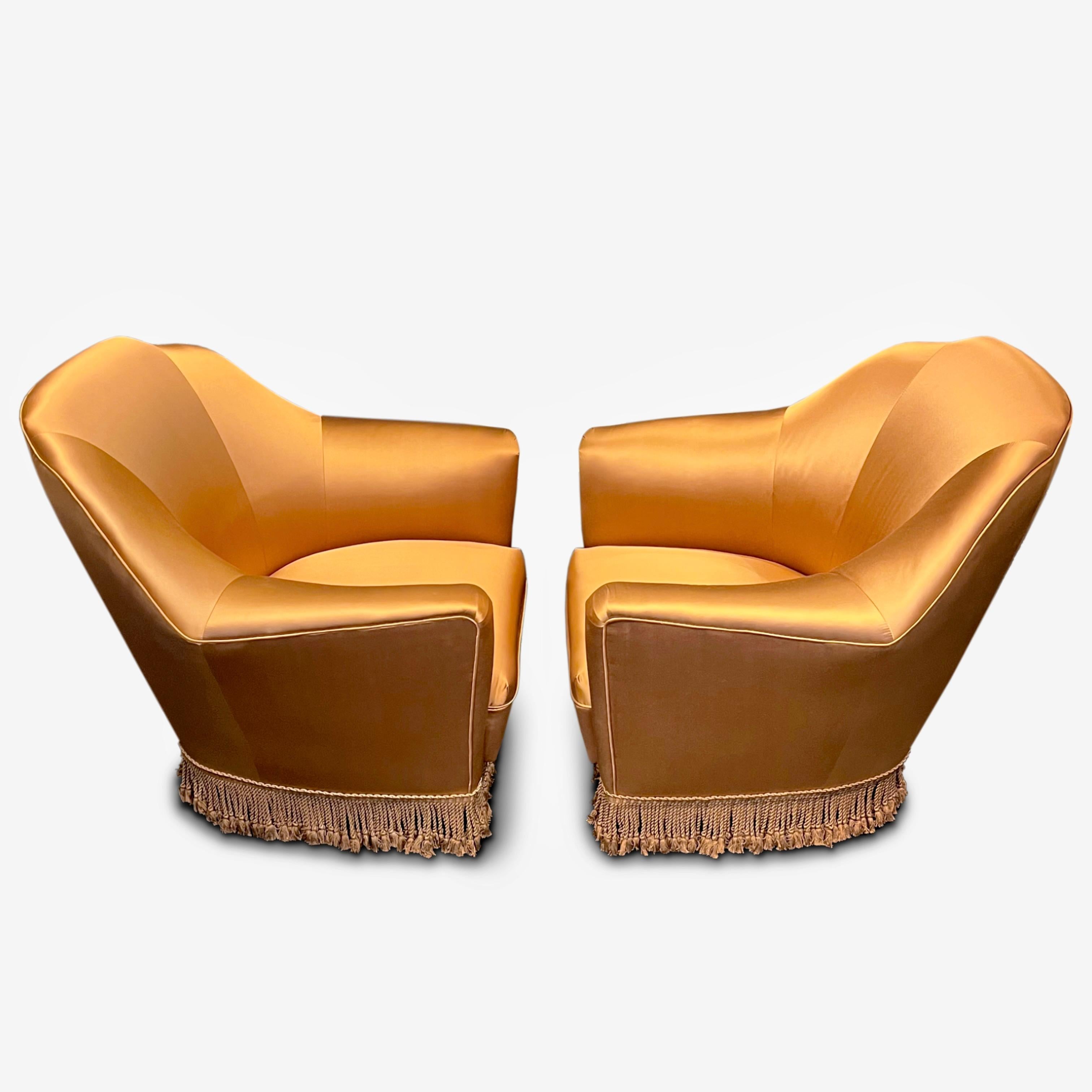 Art déco Paire de fauteuils d'Ico Parisi pour Ariberto Colombo en vente