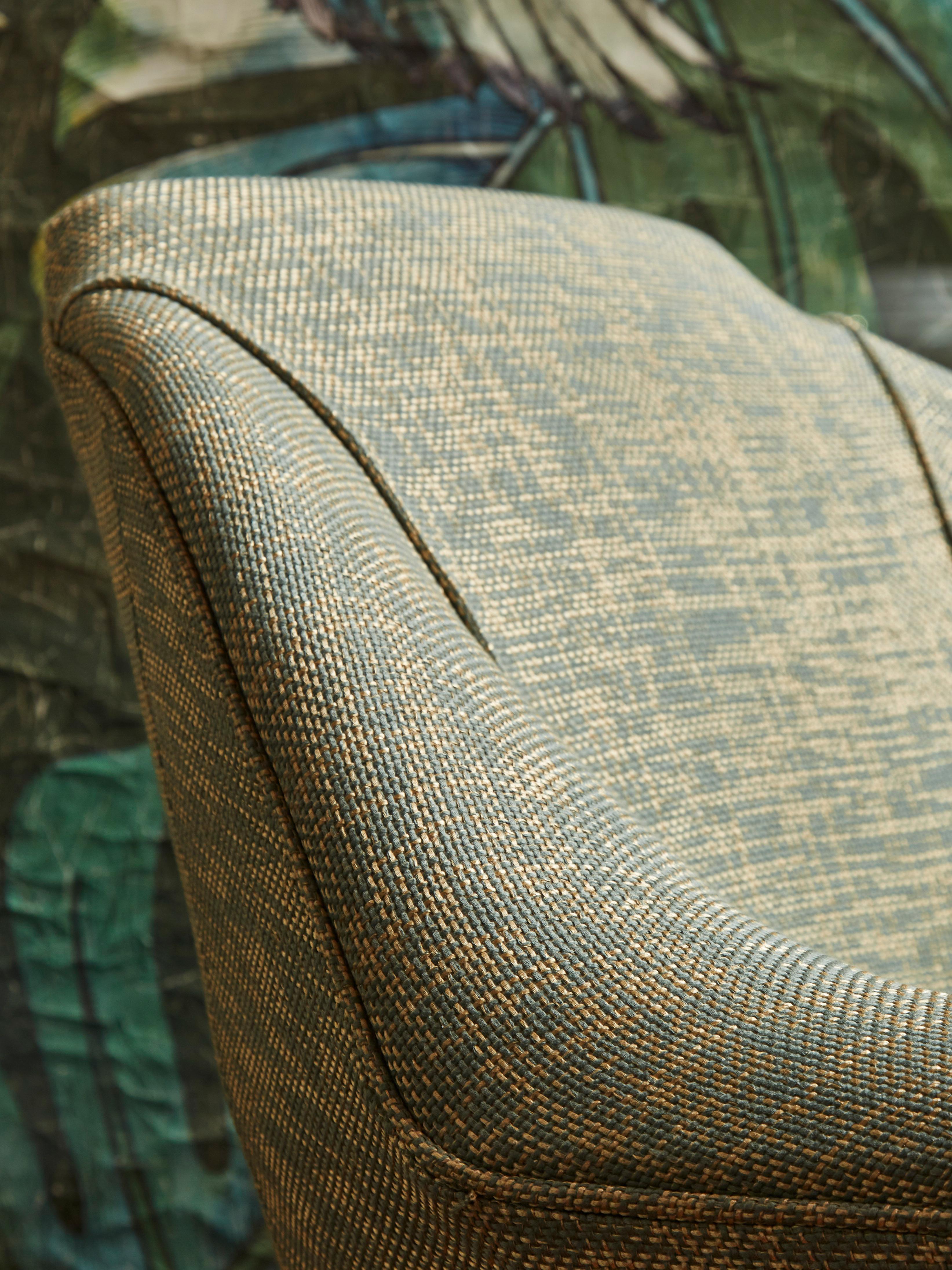 Fabric Pair of Armchairs by Ico Parisi