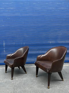 Paire de fauteuils de Jacques Adnet