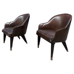 Paire de fauteuils de Jacques Adnet