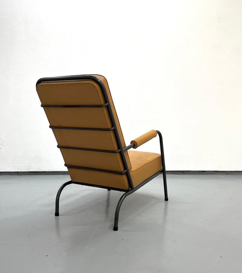 Modern Pair of armchairs by Jacques Hitier, Tubauto edition For Sale