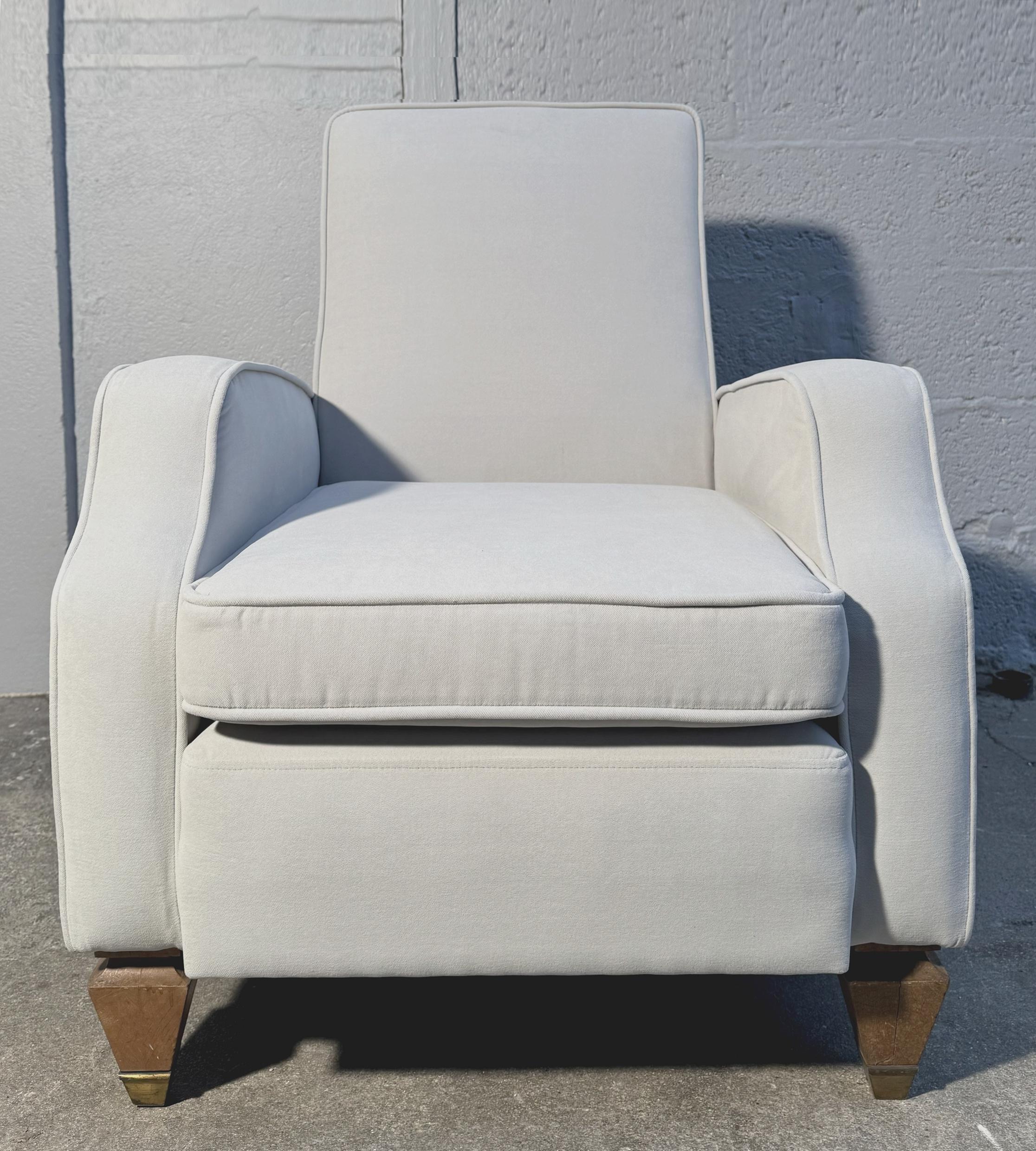 Mid-Century moderno Coppia di poltrone, di Jacques Quinet (1918-1992), Francia, circa 1955 in vendita