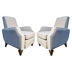 Pair of armchairs, by Jacques Quinet (1918-1992), France, circa 1955