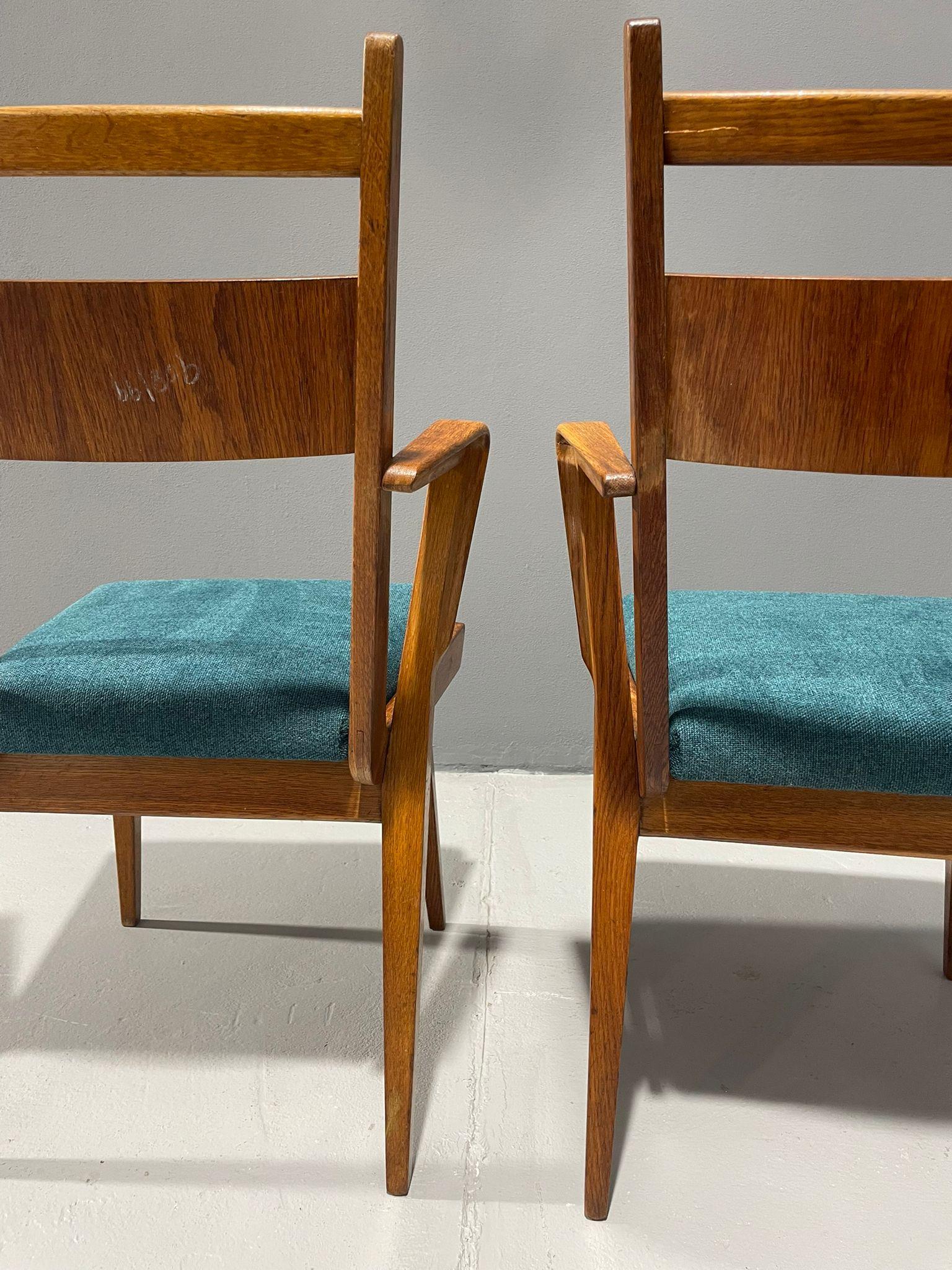 Tissu d'ameublement Paire de fauteuils par Jitona, 1970 en vente