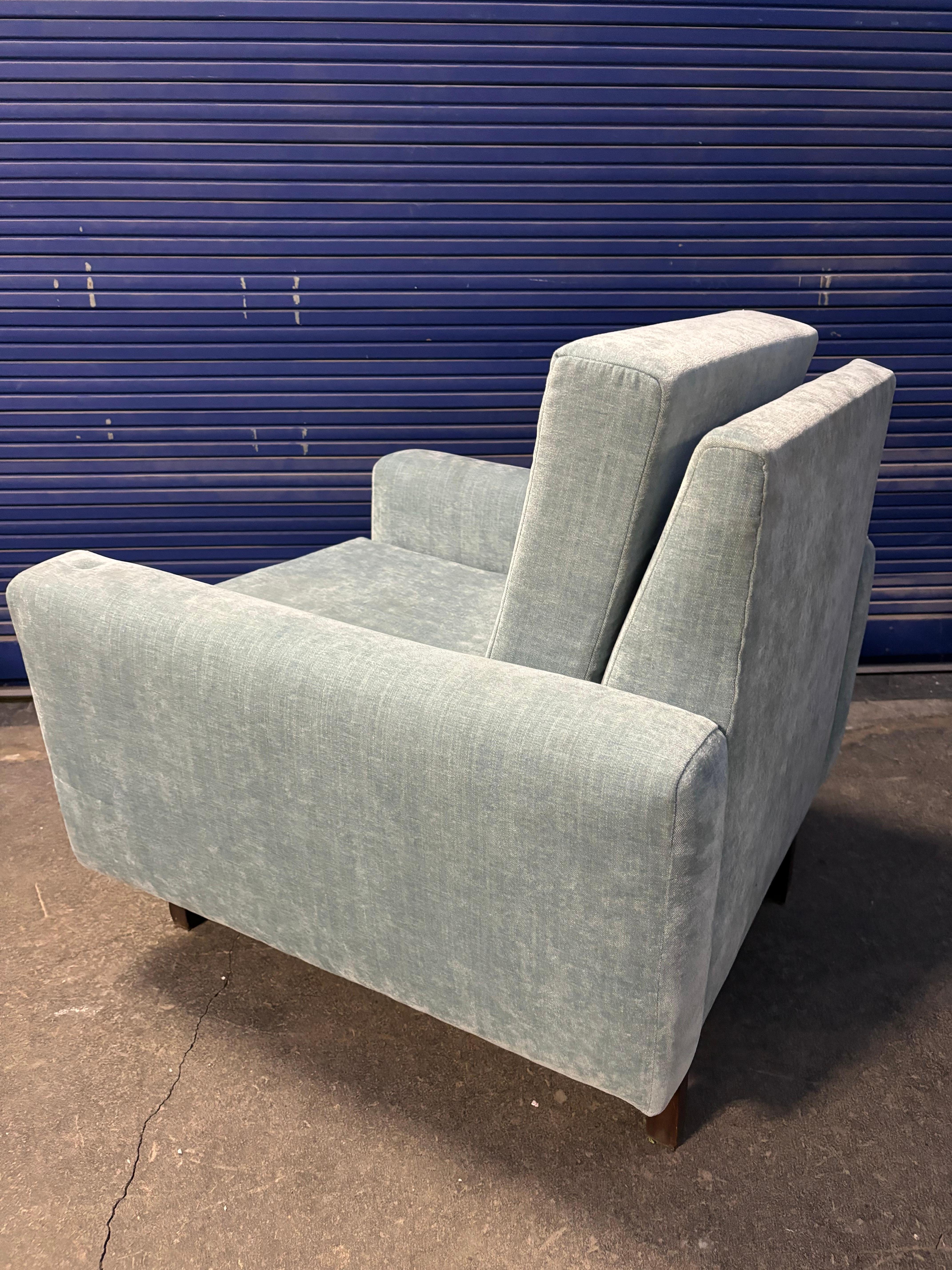 Velluto Coppia di poltrone di Joaquim Tenreiro in vendita