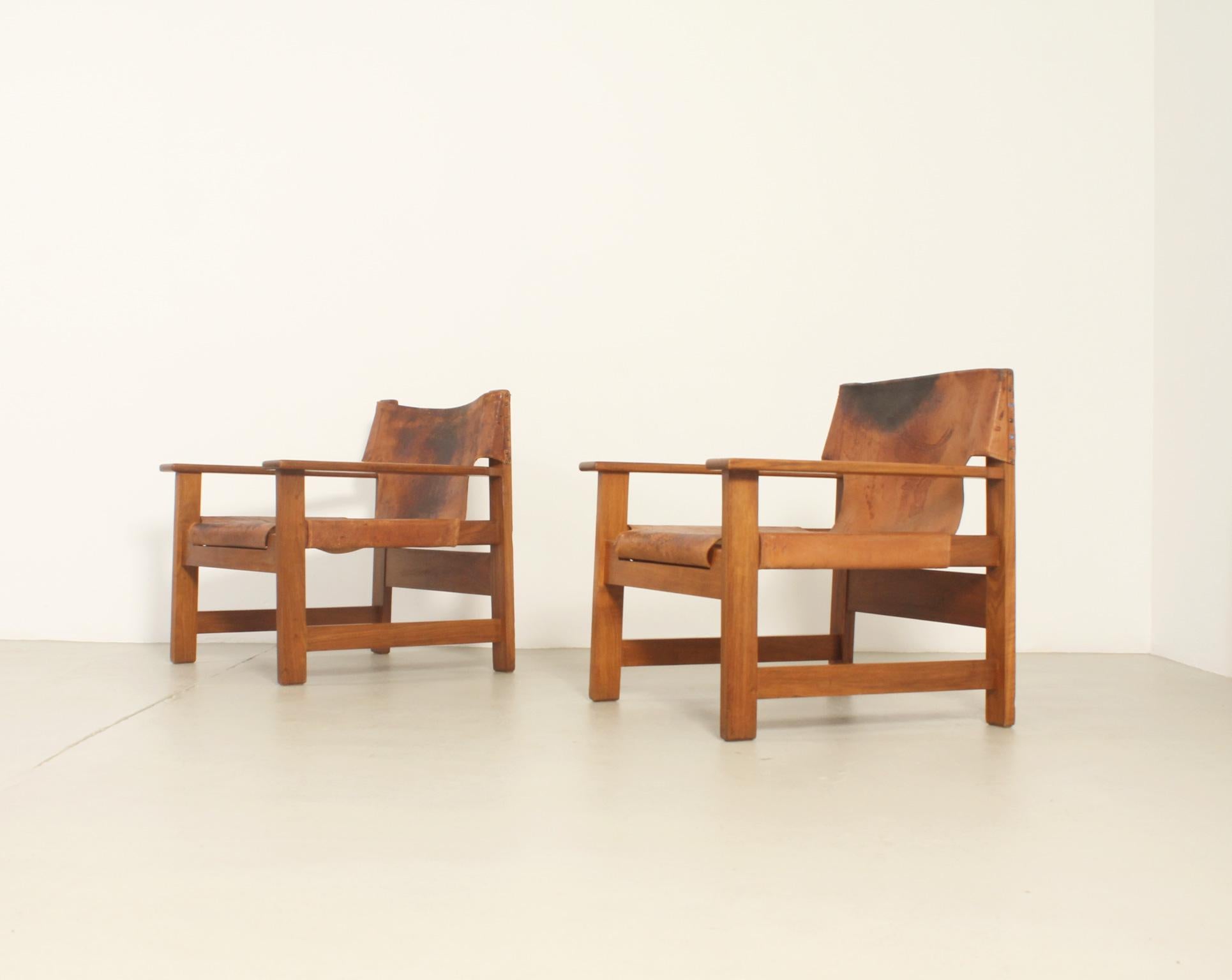 Sesselpaar von John Tabraham für Kallenbach, Südafrika, 1960er Jahre (Mitte des 20. Jahrhunderts) im Angebot
