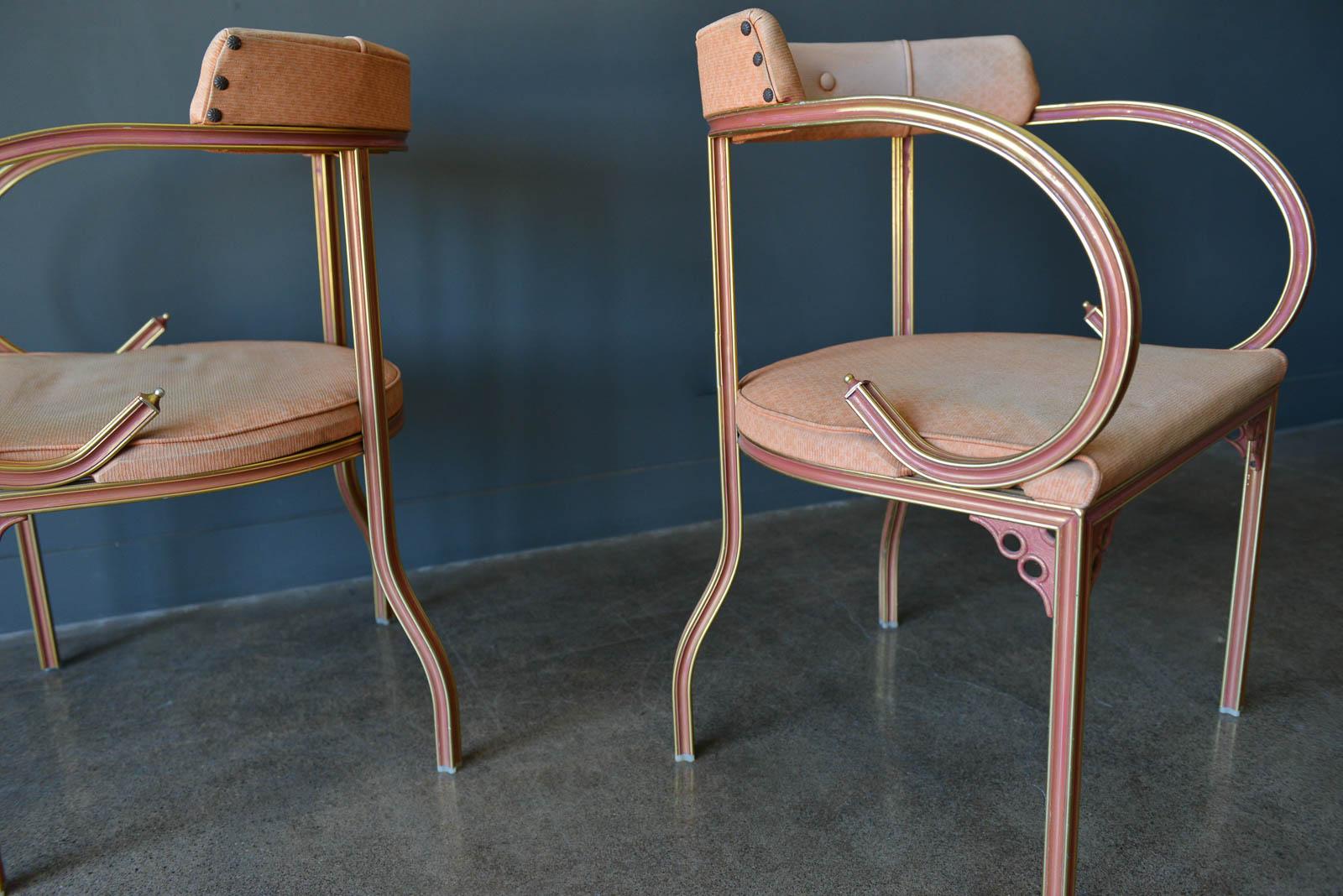 Mid-20th Century Pair of Armchairs by John Van Koert for Troy Sunshade, ca. 1955