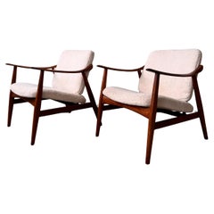 Paire de fauteuils par José Cruz de Carvalho pour Altamira, Portugal années 1960