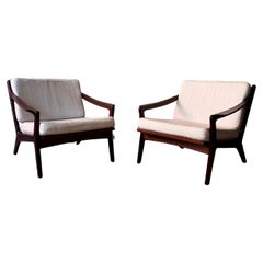 Paire de fauteuils par José Cruz de Carvalho pour Altamira, Portugal années 1960