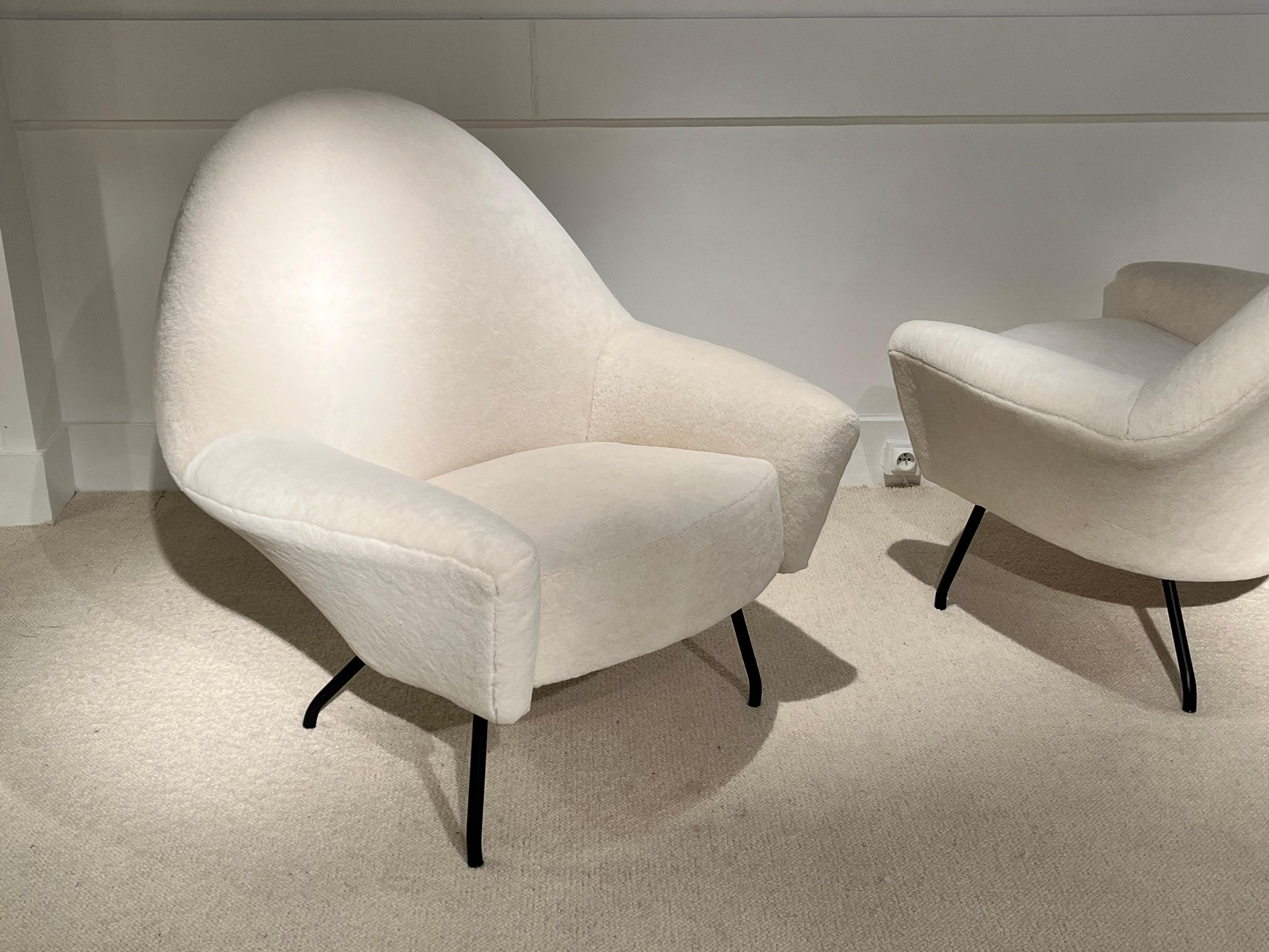 Pair of Armchairs by Joseph André Motte  6