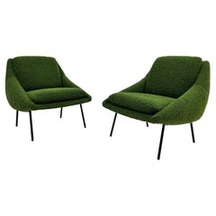 Vintage Pair of Armchairs by Joseph-André Motte