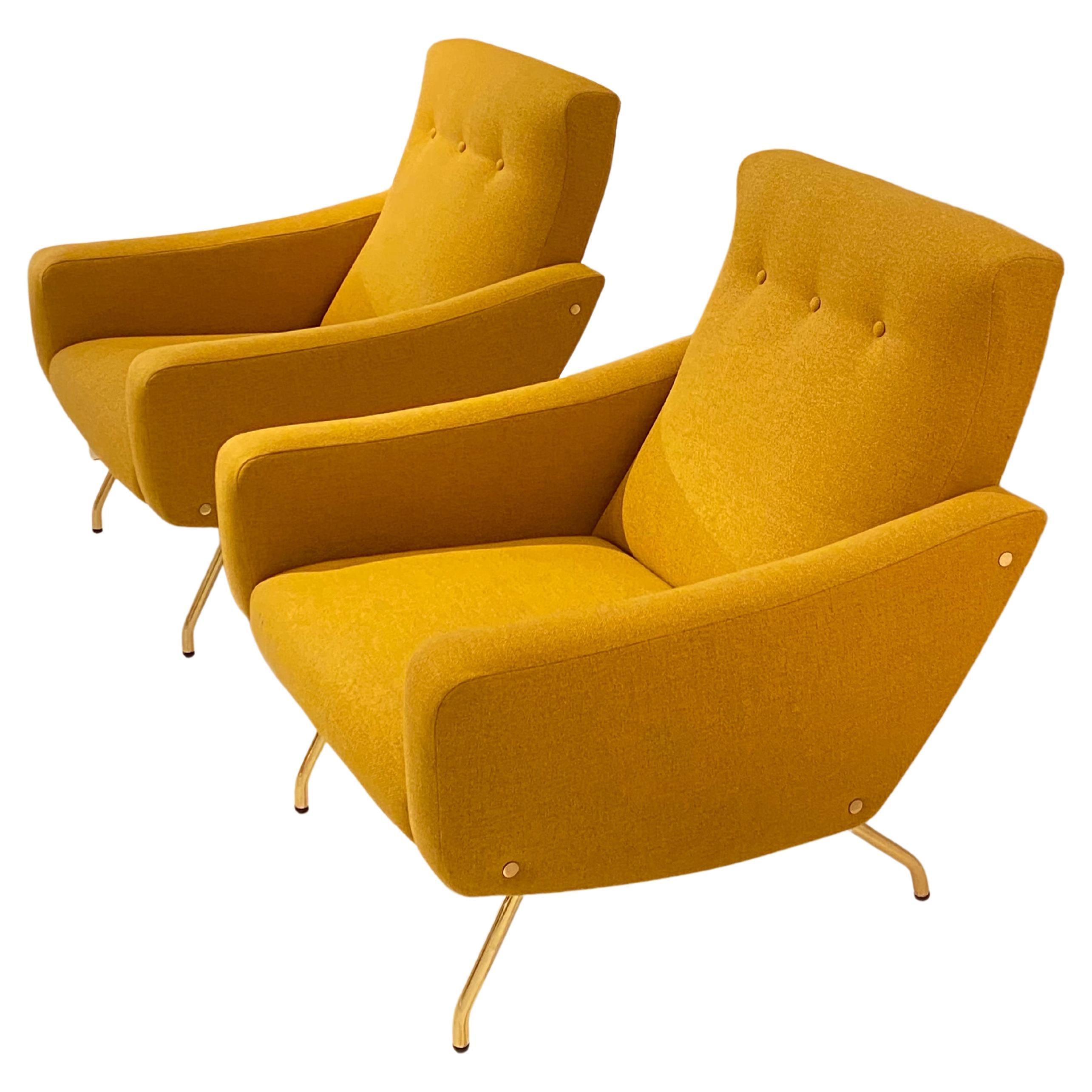 Pair of Armchairs by Joseph Andre Motte