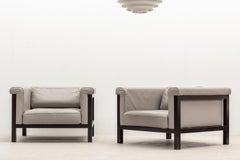 pair of armchairs by Jules Wabbes, Livourne-Série 800 Luxe edited by Bullo
