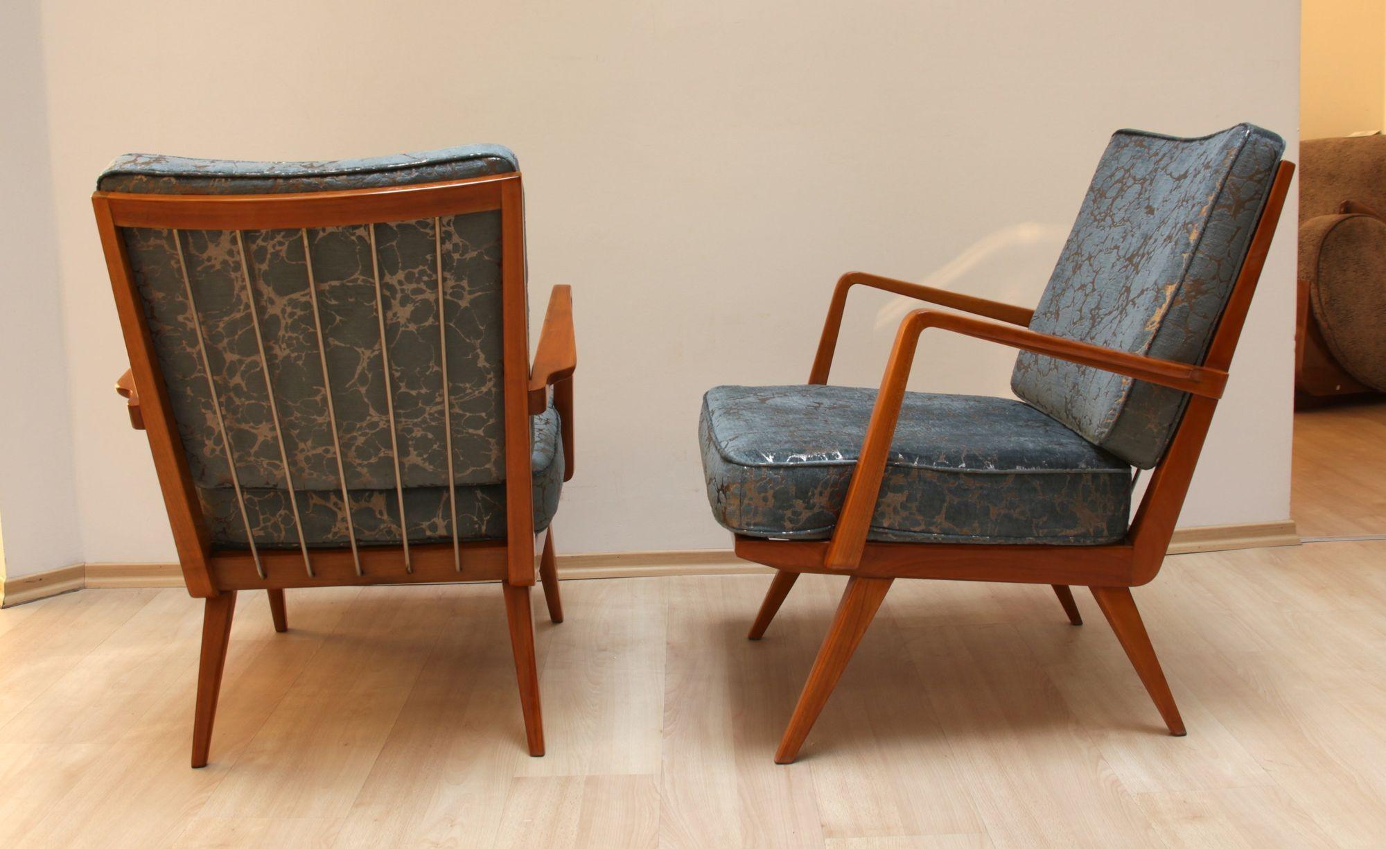 mid century armchairs