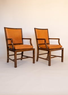 Pair of Armchairs by Lars W. Schlyter for Slöjdföreningens Skola