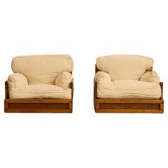 Paire de fauteuils de Leonello Neri