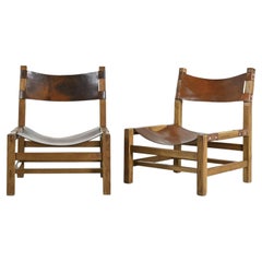 Pair of Armchairs by Maison Regain for les Arcs, circa 1970 