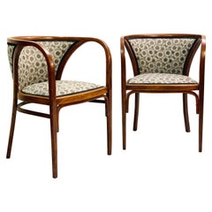 Antique Pair of Armchairs by Marcel Kammerer, Austria, 1905