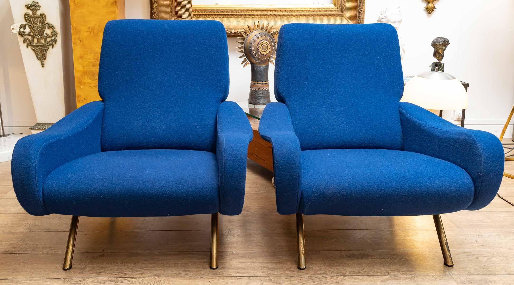 Pair of Armchairs by Marco Zanuso 1