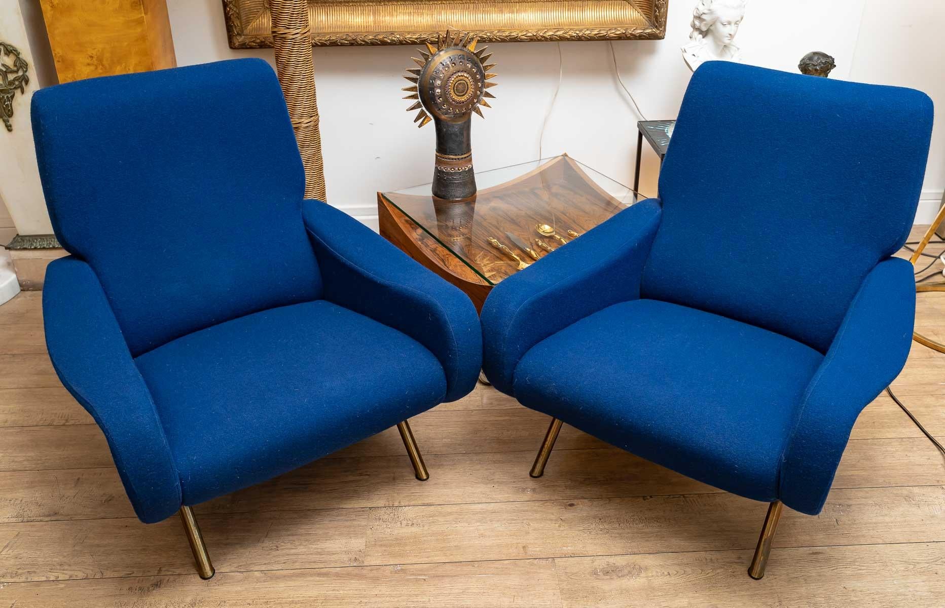 Pair of Armchairs by Marco Zanuso 2
