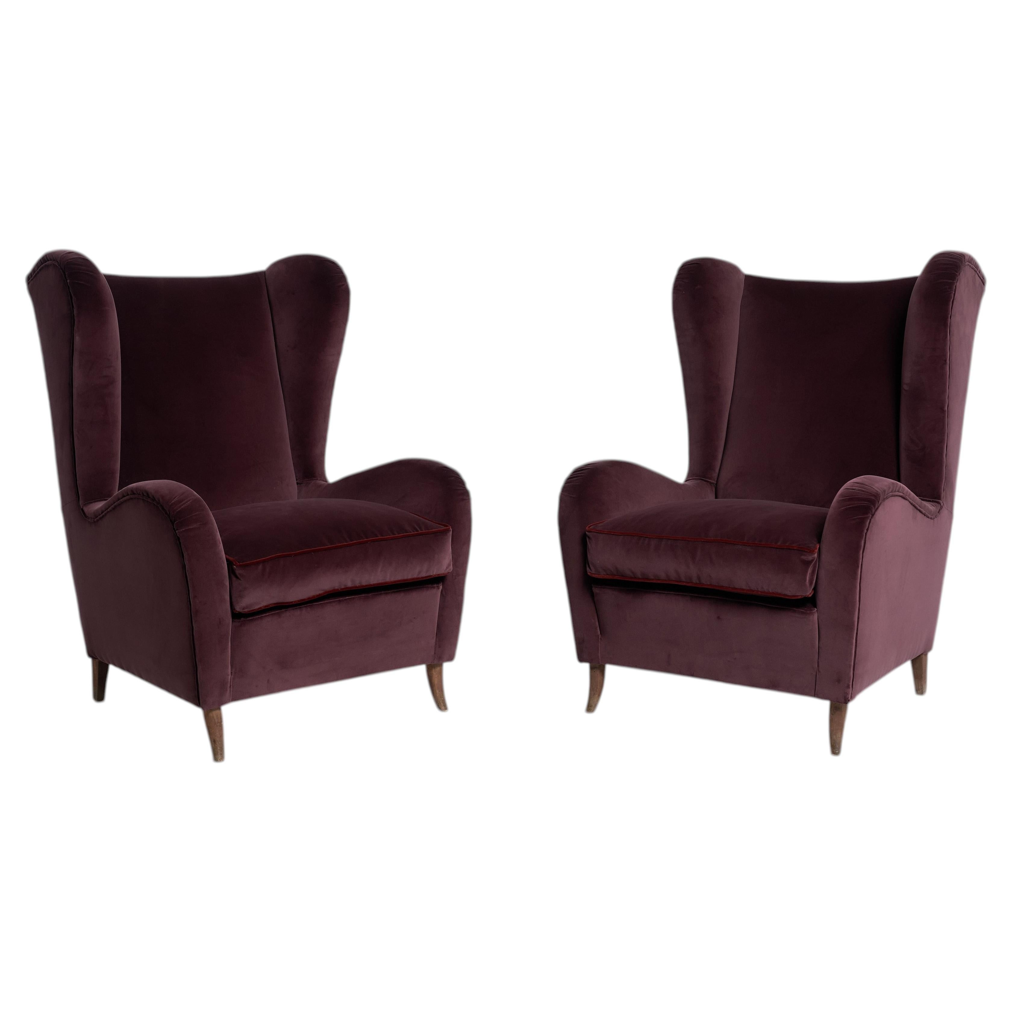 Paire de fauteuils par Maurizio Tempestini, Italie, années 1940